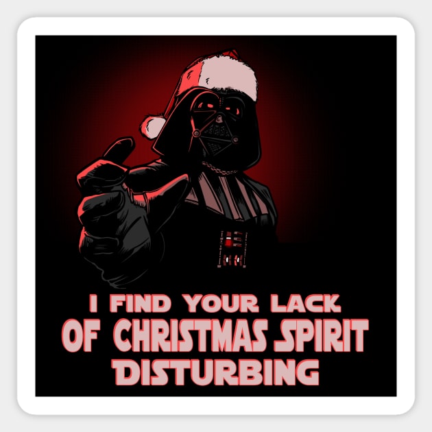 Disturbing Xmas Sticker by AndreusD